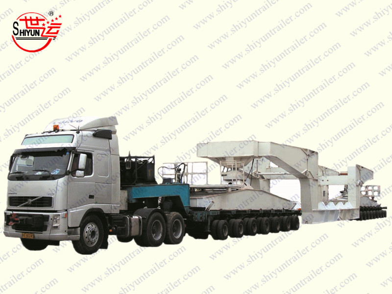 Low Bed Semitrailer With Concave Beam