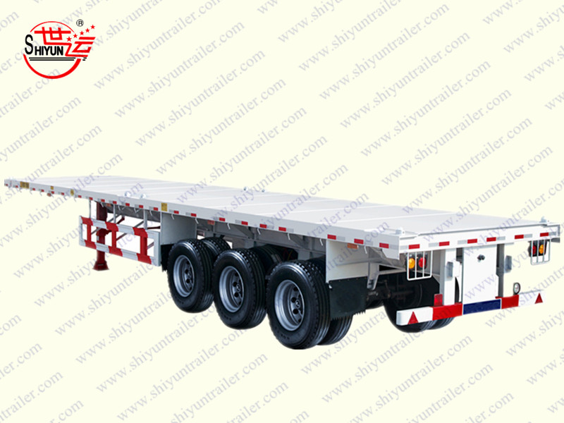 Container Transport Flat Bed Semitrailer