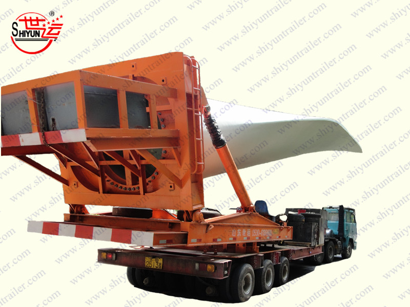 360° Rotatable Wind Blade Transport Semitrailer